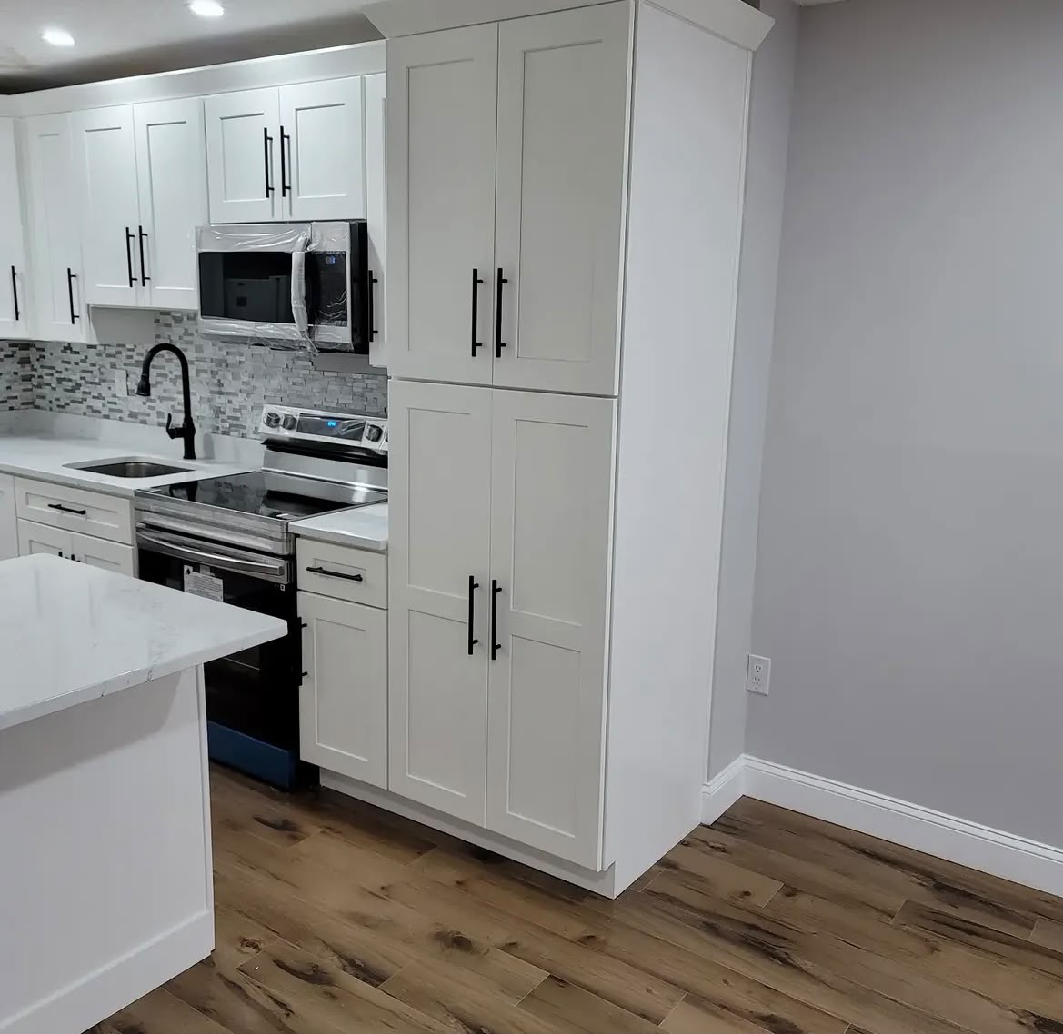 Custom kitchen cabinetry by Hamlet F Construction
